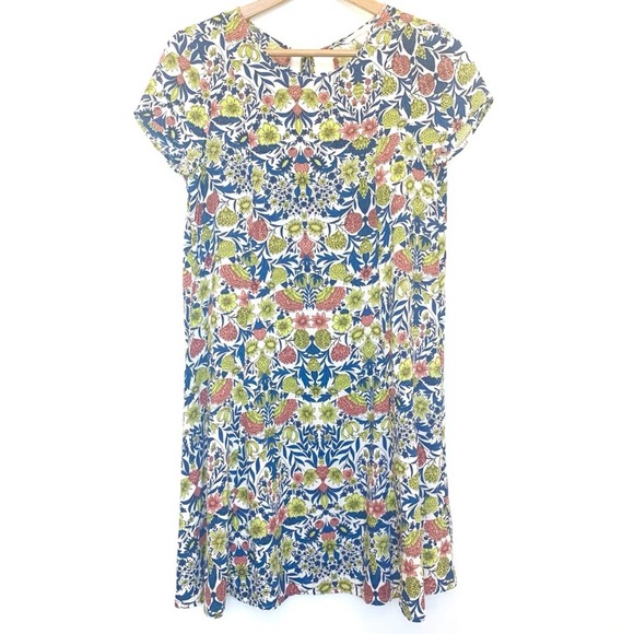 H&M Dresses Hm Dress Sz 4 Mini Dress Floral Short Sleeve Keyhole